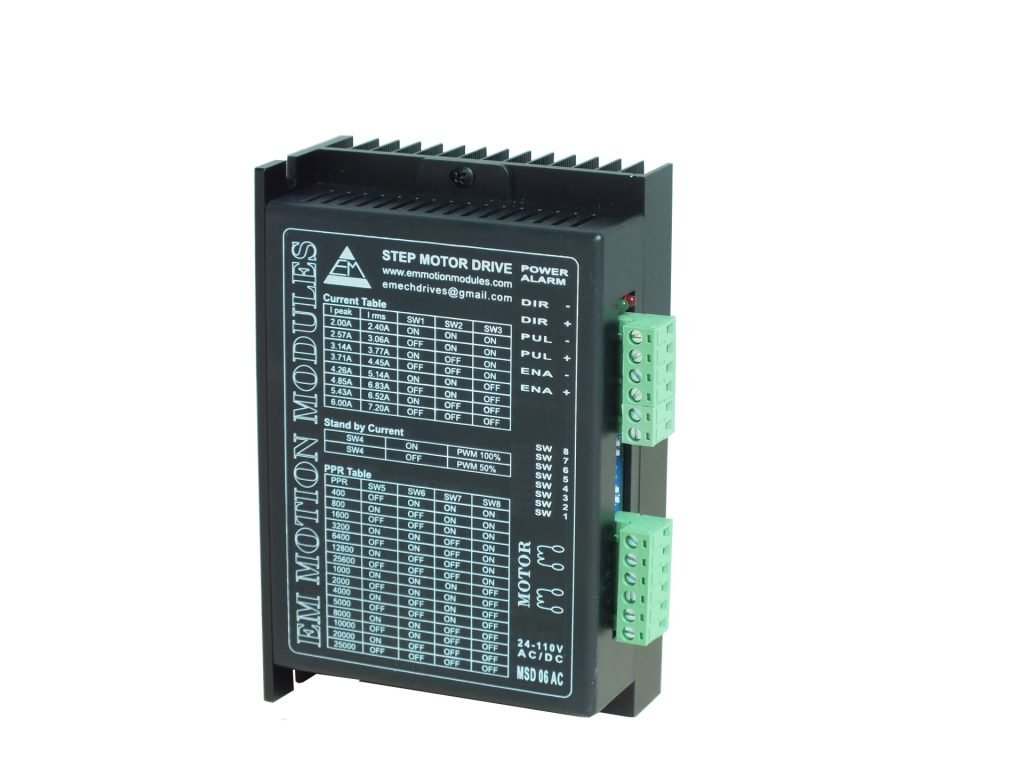 EM MSD-006 Stepper Motor Driver – E M Motion Modules